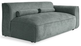 Divano componibile verde (con penisola a destra) Flex Felix – Miuform