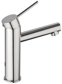 Rubinetto per lavabo a canna media Positive cromo levigato lucido SENSEA H 17.3 cm