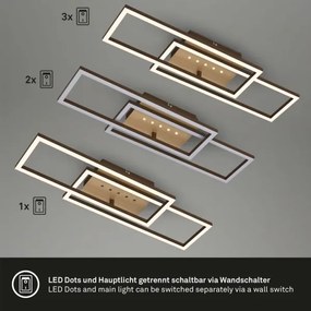 Brilo - Plafoniera dimmerabile LED/30W/230V 3000K marrone