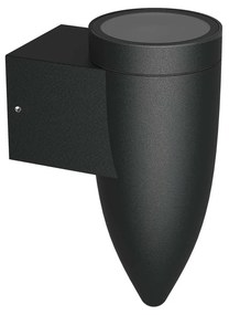 Applique da Parete a Cono per esterni IP65 GU10 - Nera