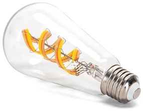 LED RGBW Lampadina FILAMENT ST64 E27/4,9W/230V 2700-6500K - Aigostar