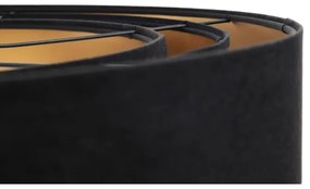 Lampadario su filo TRINITI 1xE27/60W/230V  nero/oro