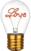 Lampadina decorativa led Love ricaricabile
