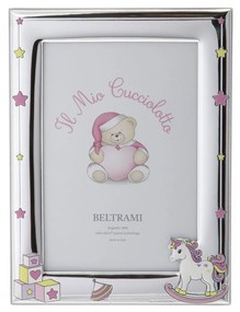 Portafoto cavallino foto 10x15 cm con argento Miro Silver