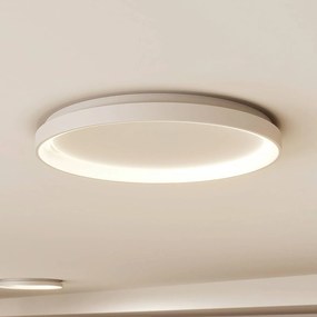 Plafoniera a LED Vivy Arcchio, dimmerabile, Bianco / Opale, Cucina, Metallo, Moderno, Plafoniera LED