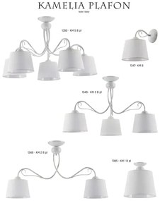 Jupiter 1349 - KM 3 PB - Lampada da soffitto KAMELIA 3xE27/60W/230V