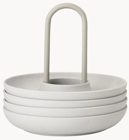 Portauova con supporto Singles, set da 4