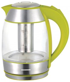 Heinner HEK-TF2200GR - Bollitore elettrico 1,8 l 2200W/230V verde/cromo opaco