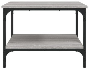 Tavolino da Salotto Grigio Sonoma 55x55x40 cm Legno Multistrato