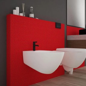 Mosaico in vetro Chilli rosso L 31.8 x L 31.8cm x Sp. 4 mm, 10 pezzi