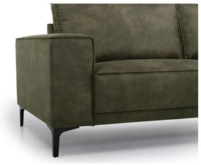 Divano in similpelle verde 224 cm Copenhagen - Scandic