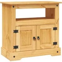 Mobile Porta TV Legno Pino Messicano Corona Range 80x43x78 cm 243746