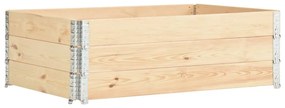 Collari Per Pallet 3 Pz 50x150 Cm İn Legno Massello Di Pino /
