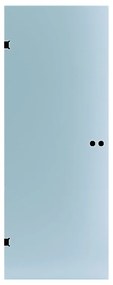 Anta in cristallo a battente BoraL 90X H 210 cm, grigio