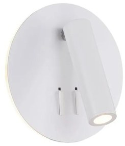 Maytoni C176-WL-01-6W-W - Luce Spot da parete a LED IOS LED/9W/230V bianco