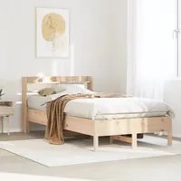 Letto senza Materasso 120x200 cm in Legno Massello di Pino 3306891