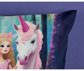 Set copripiumino e federa da bambini rosa in microfibra per letto singolo ed esteso 140x220 cm Julia – Good Morning