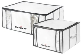 Set di organizer per vestiti sottovuoto/rinforzati in tessuto 2 pz 50x65x27 cm Life – Compactor