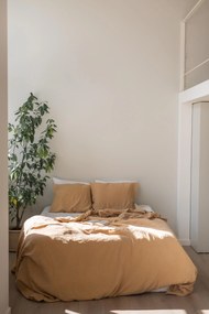 Biancheria Da Letto İn Lino Senape / Us Double + Standart / Mustard
