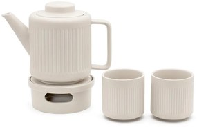 Teiera bianca in porcellana con filtro 1,2 l Skagen – Bredemeijer