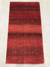 Loribaft Tappeto 150 x 80 Rosso (Iran) Annodato A Mano
