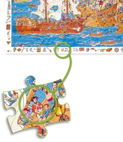 Puzzle - pirati - 100 pezzi