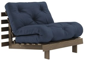 Poltrona blu scuro Roots - Karup Design