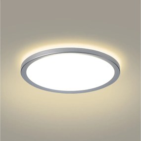 Brilagi - Plafoniera da bagno LED ULTRA SLIM 24W/230V Ø 42 cm argento IP54
