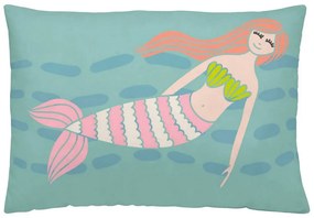 Fodera per cuscino Naturals Mermaids (50 x 30 cm)