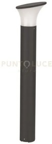 Paletto ares h.80cm nero 1 luce attcco e27 d.17,5cm