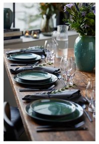 Piatto verde/nero in gres ø 27 cm Gastro Green/Black – Bitz