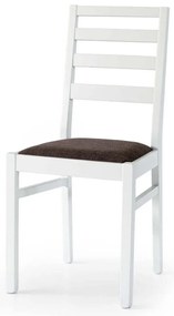 BEATRIX - sedia moderna in legno con seduta in stoffa