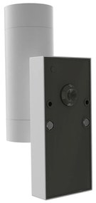 Applique Bidirezionale IP65 2xGU10 con sensore Movimento - Bianca