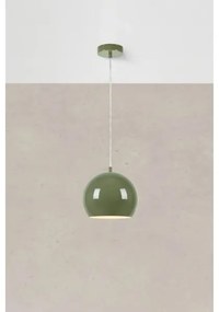 Markslöjd 108991 - Lampada a sospensione a cavo POP 1xGU10/7W/230V Ø 20 cm verde