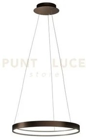 Anello lampadario a sospensione bronzo spazzolato diam.55cm 2700k 2...