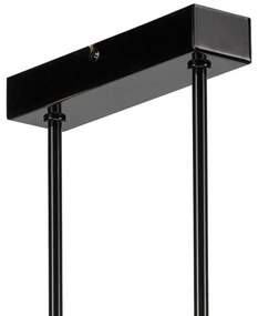 Lampadario su palo ASTRID 4xE27/60W/230V nero