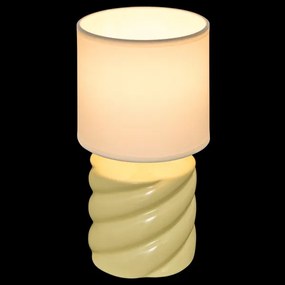 Atmosphera - Lampada da tavolo NOLY 1xE14/40W/230V gialla