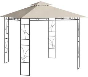 Gazebo 3x3x2,7 m Crema 160 g/m²