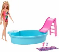 BARBIE PISCINA WDOLL BLONDE