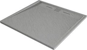 Mexen Amon piatto doccia quadrato SMC 90 x 90 cm, grigio - 4F619090
