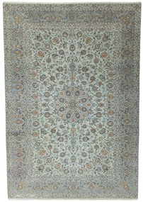 Kashan Tappeto persiano 290x420 Blu (Iran) Annodato A Mano