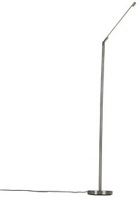 Lampada da terra moderna in acciaio con LED - Berdien