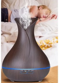 Umidificatore e ionizzatore aria LED RGB 400 ml