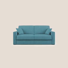 Best Divano letto matrimoniale in tessuto impermeabile T02 azzurro