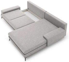 Divano letto angolare grigio chiaro, angolo destro Planet - Windsor &amp; Co Sofas