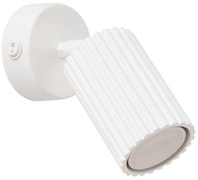 Applique da Parete GU10 in Alluminio con Interruttore KARBON