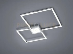 Plafoniera hydra led doppio quadrato + luce centrale dimmerabile  6...