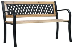 Panchina da giardino 120 cm in legno