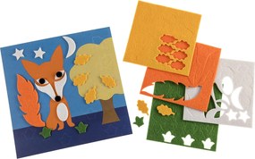 Collage di feltro - dalla natura