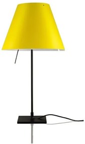 Luceplan - Costanzina Lampada da Tavolo Nero/Smart Yellow Luceplan